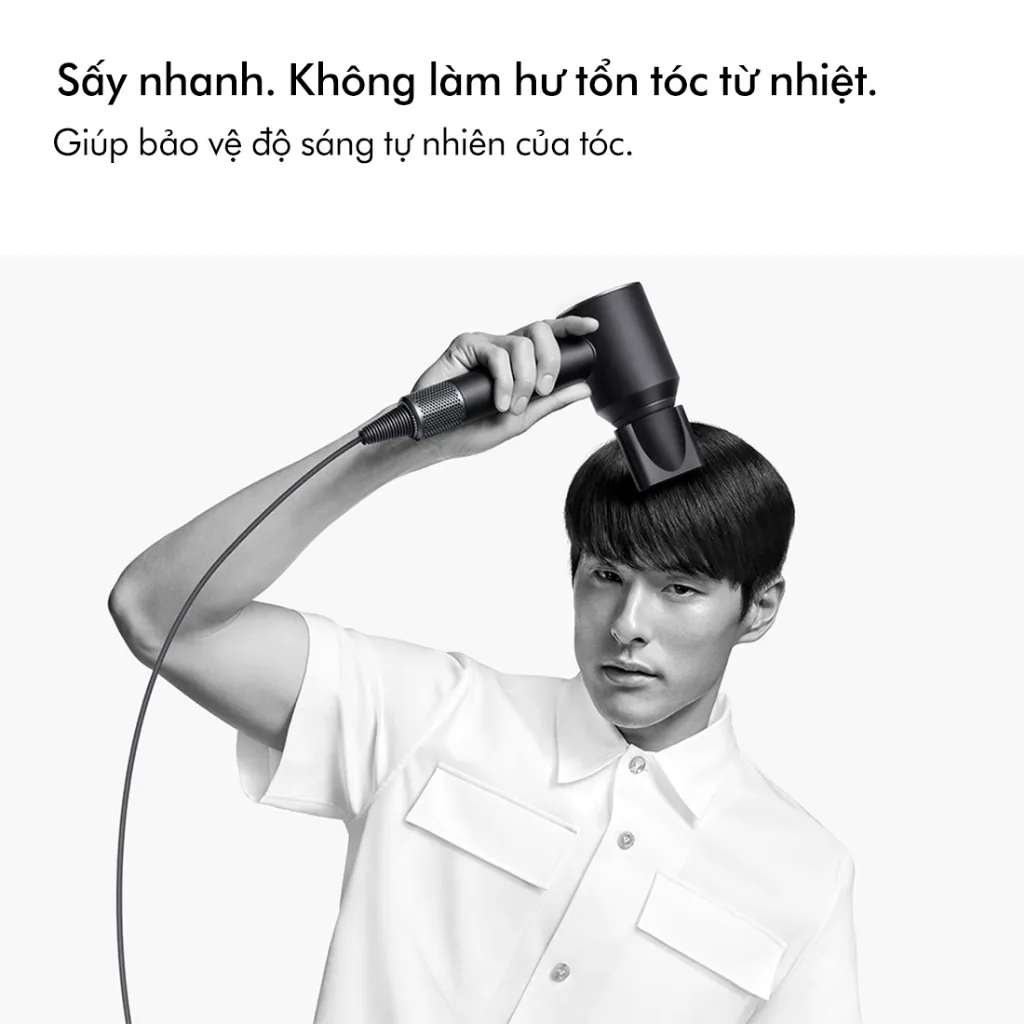 Ảnh Máy sấy tóc Dyson Supersonic ™ HD08 Lite (Đen Xám) 4