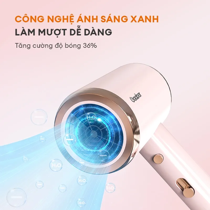 Ảnh Máy sấy tóc GAABOR GHD-N1000D độ ồn thấp, công suất 1000W, sấy khô nhanh chóng, bảo vệ tóc 3