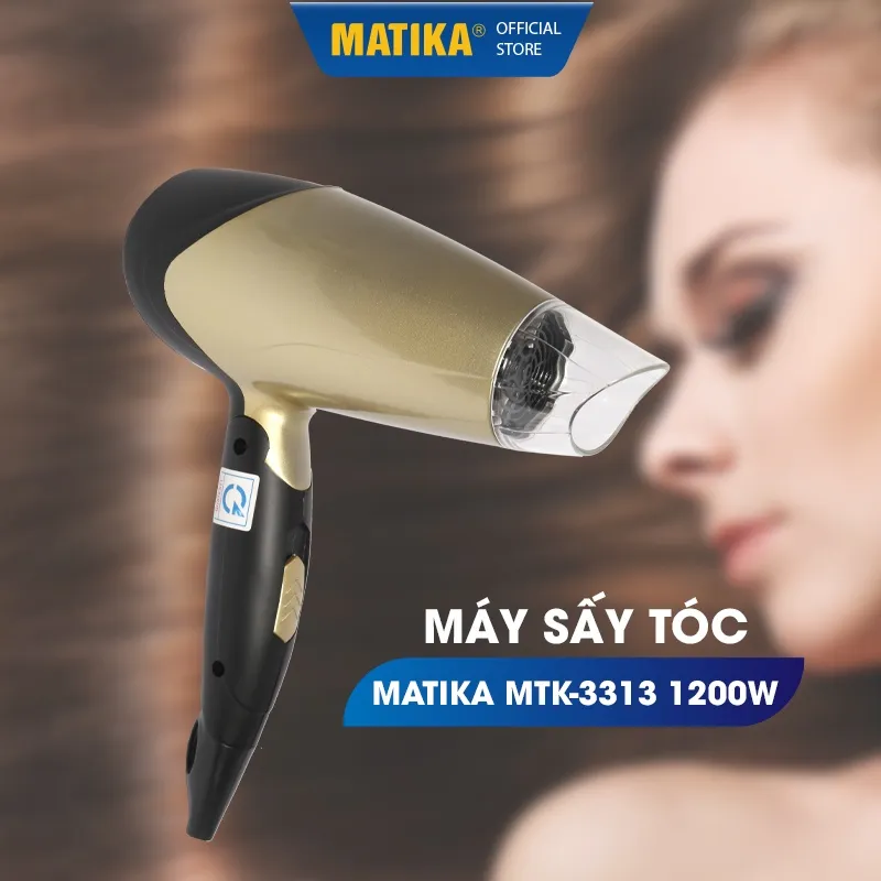 Ảnh Máy Sấy Tóc MATIKA 1200W MTK-3313 2