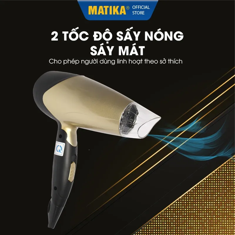 Ảnh Máy Sấy Tóc MATIKA 1200W MTK-3313 4