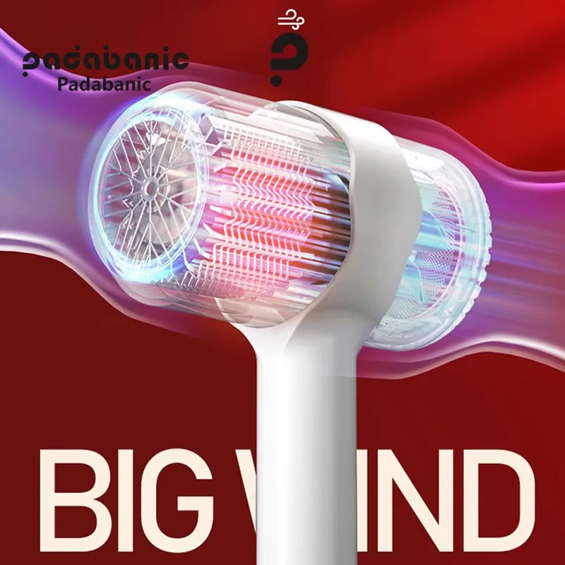 Ảnh Máy Sấy Tóc Padabanic 2700 Phát Sáng Xanh Sấy Tạo Kiểu Chuyên Nghiệp Tặng Kèm Phụ Kiện 1