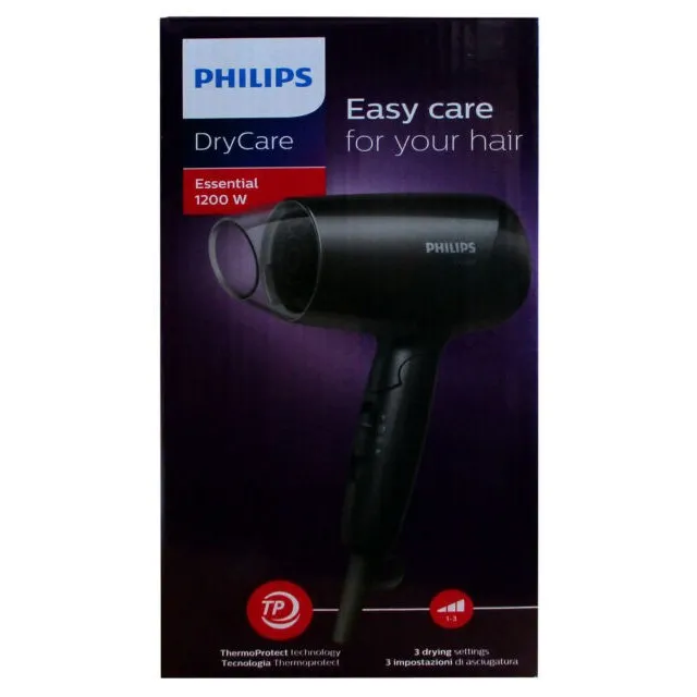 Ảnh Máy sấy tóc Philips BHC010/10 màu đen / BHC010/00 màu hồng, bảo hành chính hãng 24 tháng. 2