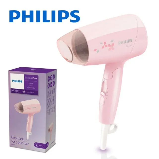 Ảnh Máy sấy tóc Philips BHC010/10 màu đen / BHC010/00 màu hồng, bảo hành chính hãng 24 tháng. 3