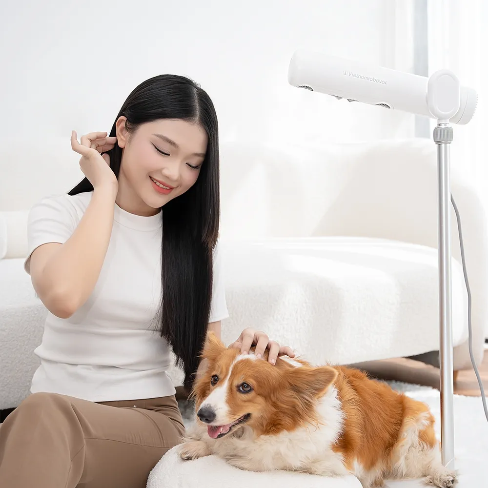 Ảnh Máy Sấy Tóc Đứng Vietnamrobovac A0D - Sấy Tóc Tự Động- Dưỡng Tóc Mềm Mượt Bằng ion Âm - Điều Chỉnh Góc 180 Độ 3