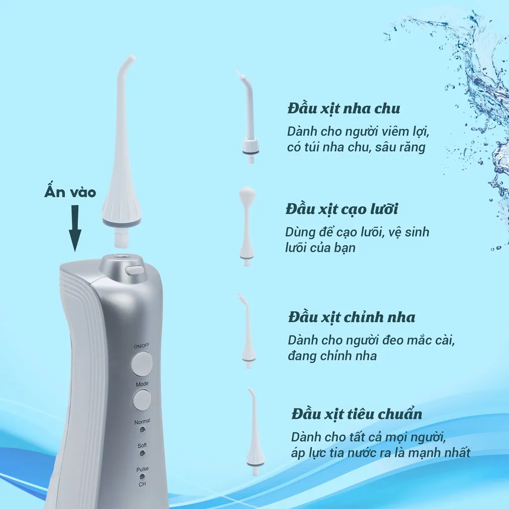 Ảnh Máy tăm nước cầm tay Hismile S600 4