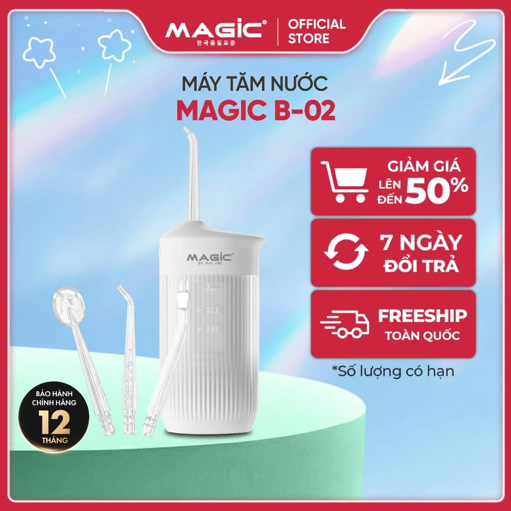 Ảnh Máy tăm nước Magic B-02, bảo hành 12 tháng. 1