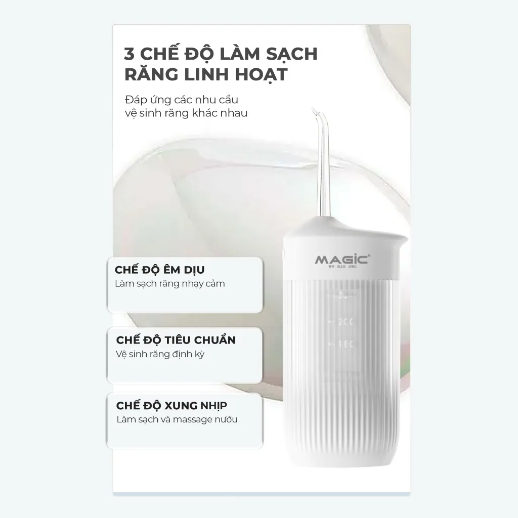 Ảnh Máy tăm nước Magic B-02, bảo hành 12 tháng. 4