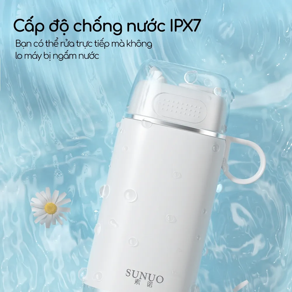 Ảnh Máy tăm nước Sunuo C3 Pro, khử trùng tia cực tím pin 2000mAh chống nước IPX7 1