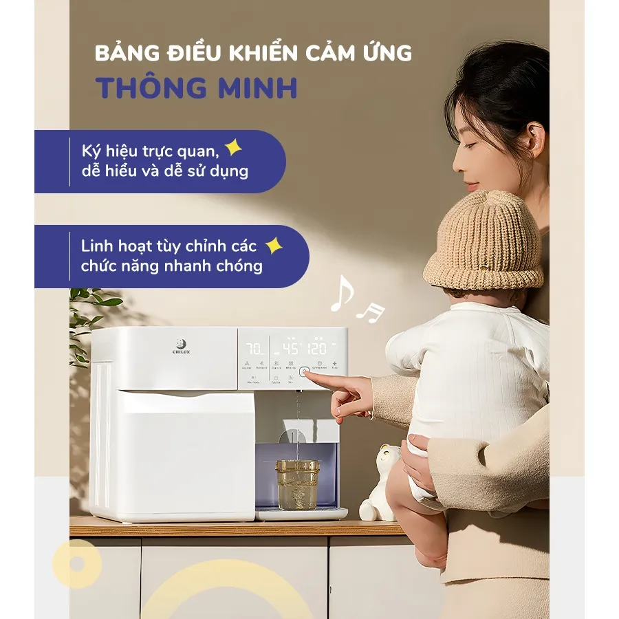 Ảnh Máy tiệt trùng UV đa năng Chilux U3 - Tích hợp chung chức năng tiệt trùng và bảo quản 24h 1