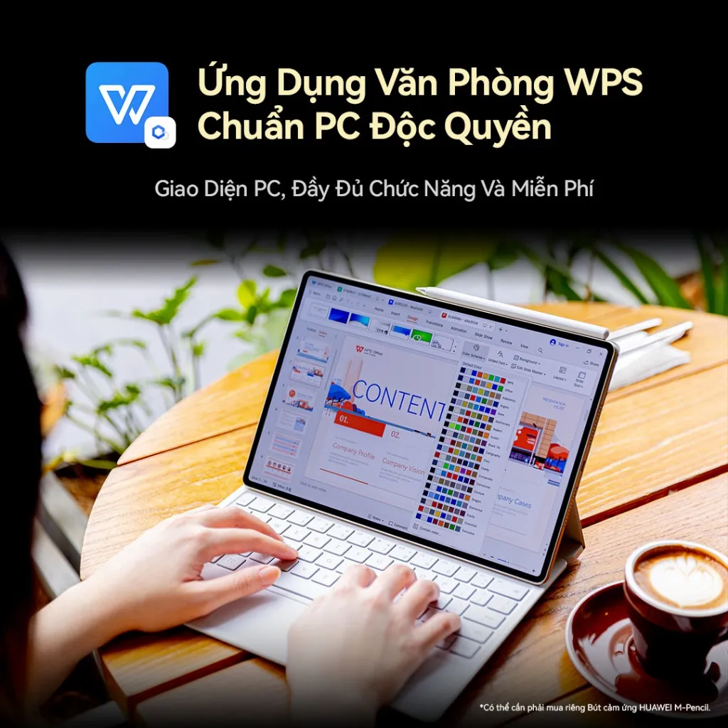 Ảnh Máy tính bảng HUAWEI MatePad Pro 12.2" Màn Hình Tandem OLED PaperMatte 12.2" | Bàn Phím Trượt HUAWEI Glide 4