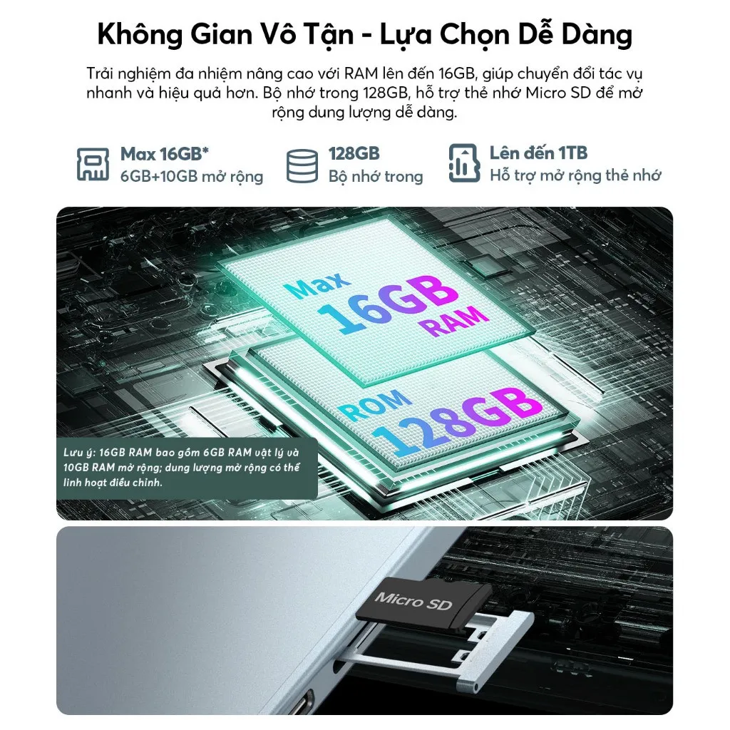 Ảnh Máy Tính Bảng Teclast M50 Plus Tablet 8GB/128GB | Màn hình 10.1inch | Chip MediaTek G85 |7000mAh 4