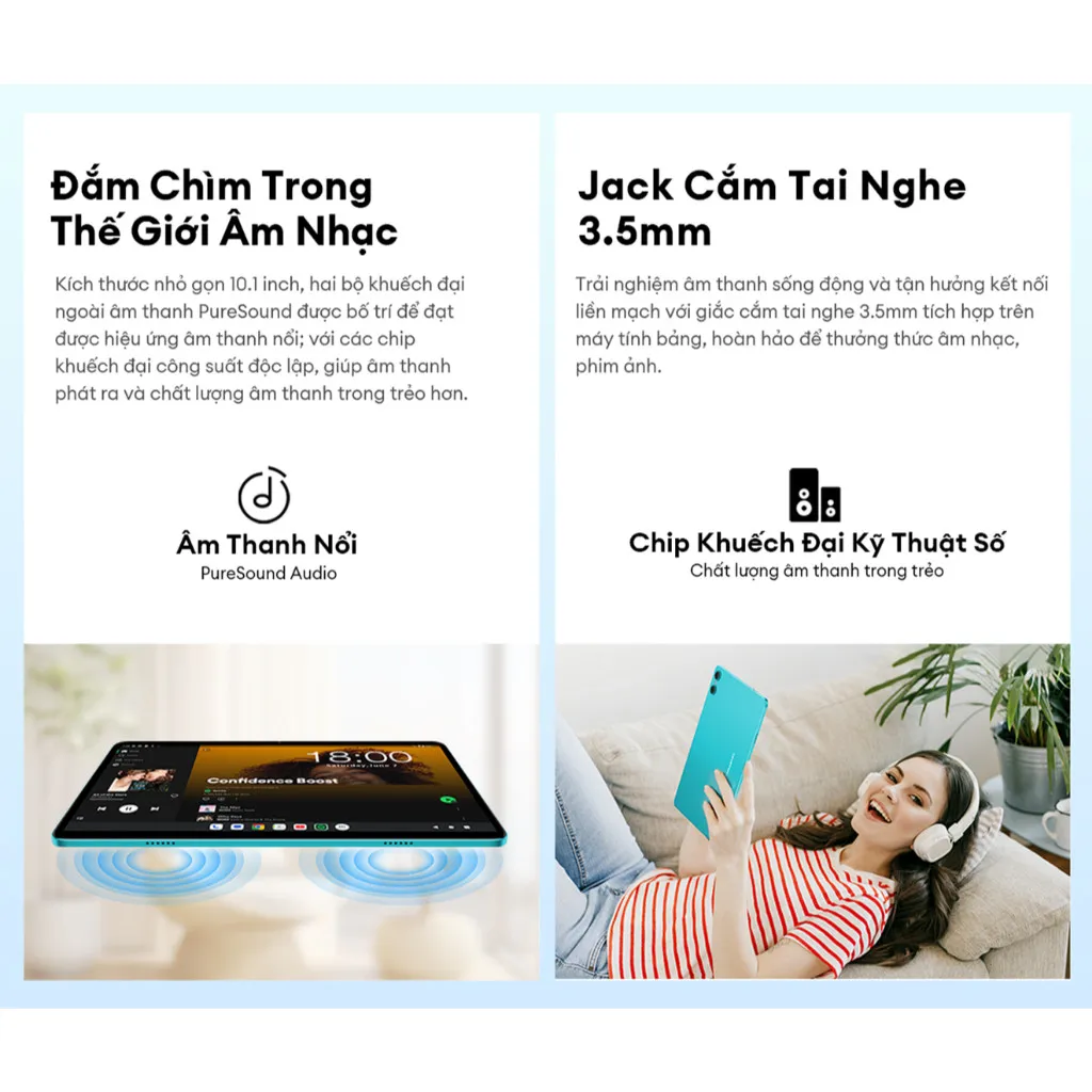 Ảnh Máy Tính Bảng Teclast P30 10GB(4+6)/64GB| HD 11” | 6000mAh | Nano Sim | 2 Loa Kép | Hàng Chính Hãng 3