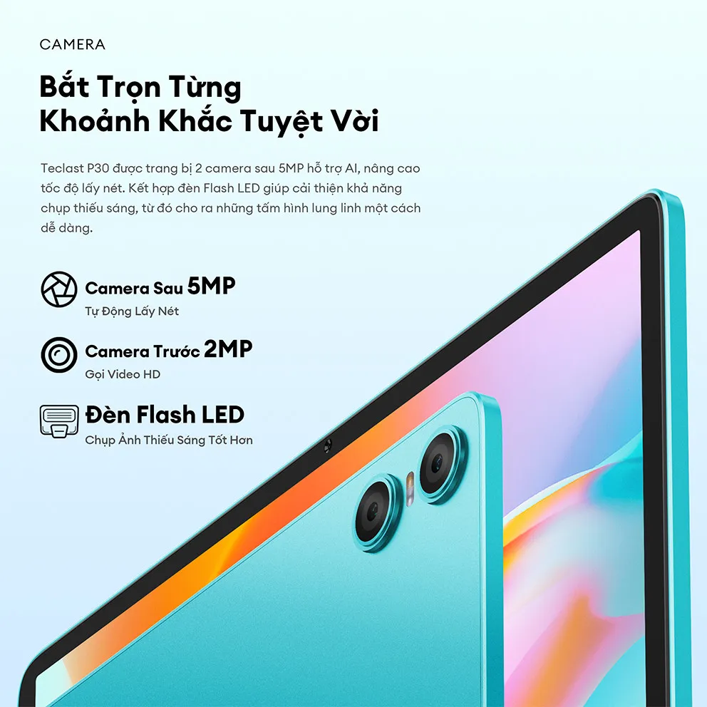 Ảnh Máy Tính Bảng Teclast P30 10GB(4+6)/64GB| HD 11” | 6000mAh | Nano Sim | 2 Loa Kép | Hàng Chính Hãng 4