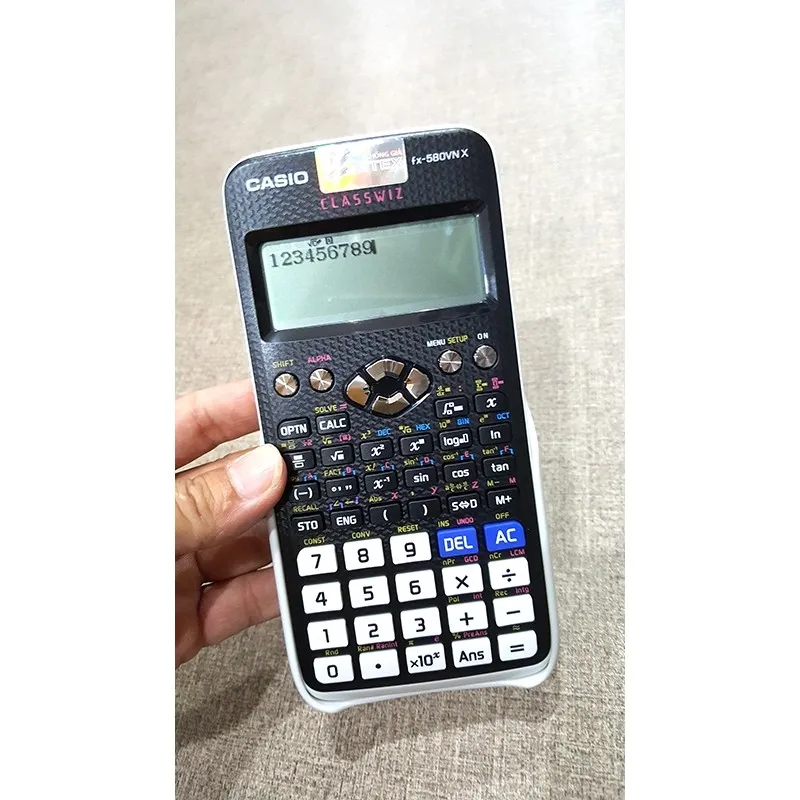 Ảnh Máy Tính Casio FX 580 - màu đen, màu hồng, màu xanh 1
