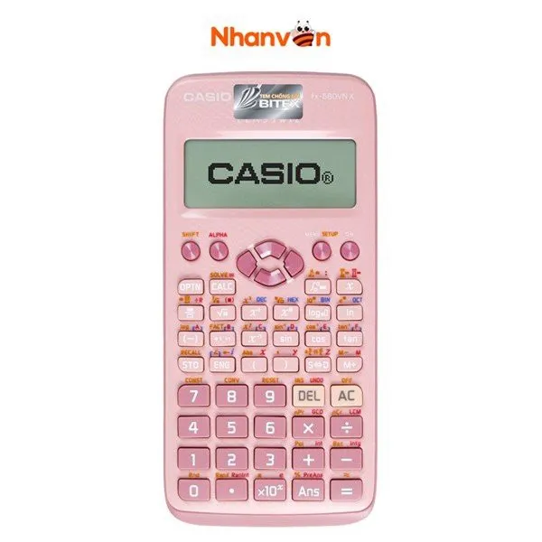 Ảnh Máy Tính CASIO FX580VN XPK - Màu Hồng - Chính Hãng 4