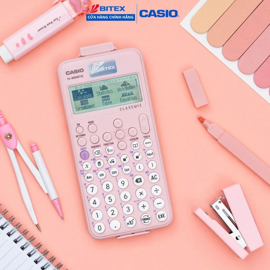 Ảnh Máy tính Casio Fx-880BTG dành cho cấp III được mang vào phòng thi THPT bảo hành chính hãng 7 năm, 1 đổi 1 4
