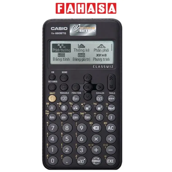 Ảnh Máy Tính CASIO FX-880BTG - Đủ 4 màu - Đen, xám, hồng, xanh biển 1