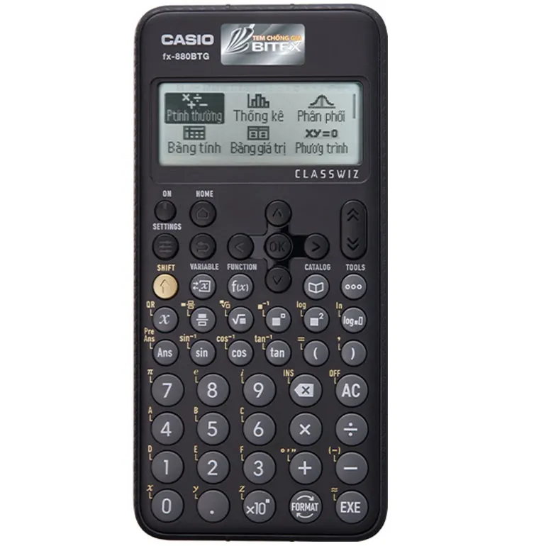 Ảnh Máy Tính CASIO FX-880BTG - Đủ 4 màu - Đen, xám, hồng, xanh biển 3
