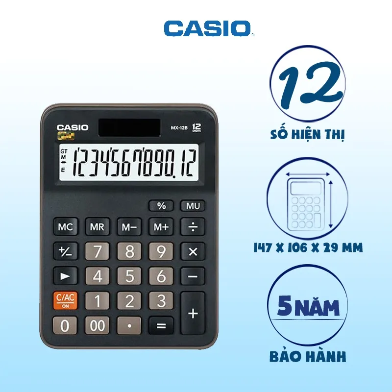 Ảnh Máy tính Casio MX-12B chính hãng 2