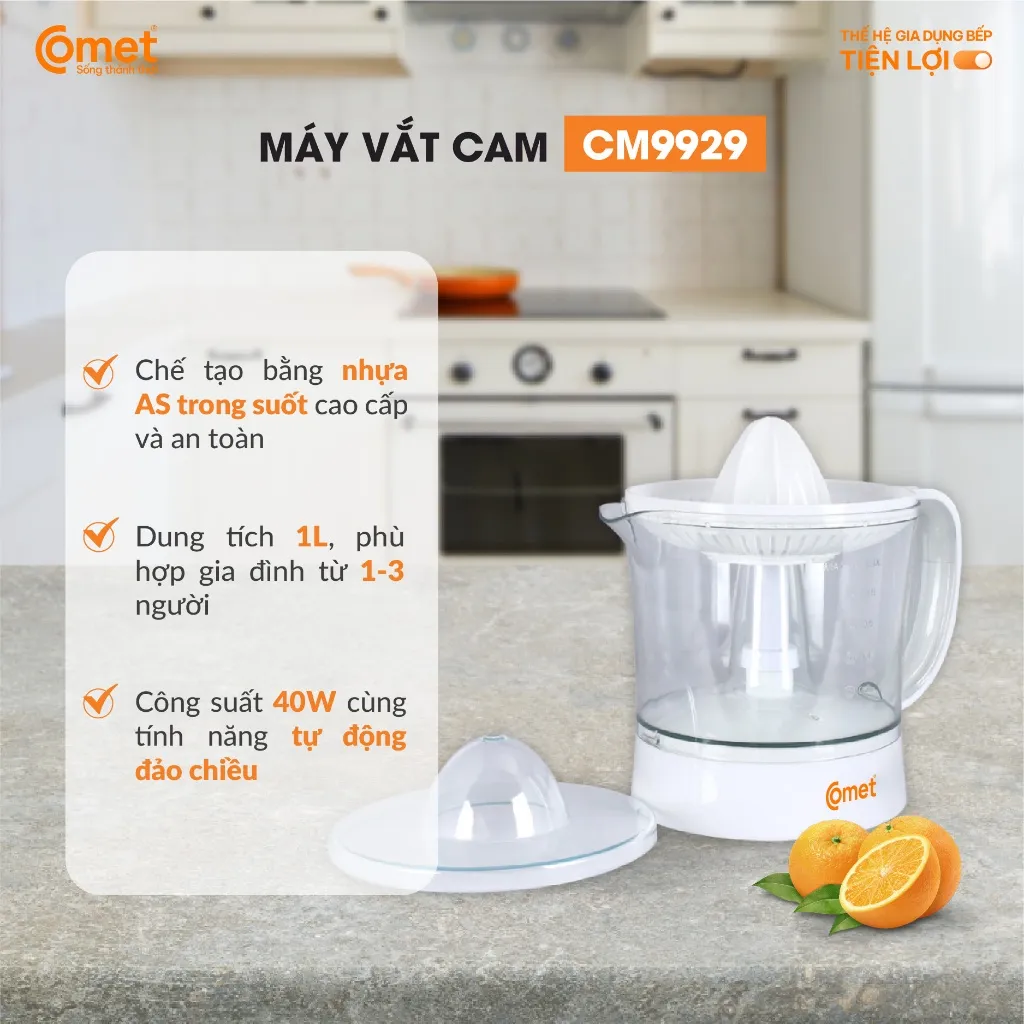 Ảnh Máy vắt cam 1000ml COMET - CM9929 2