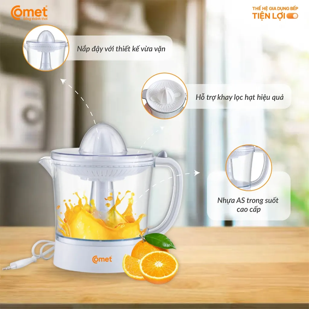 Ảnh Máy vắt cam 1000ml COMET - CM9929 3