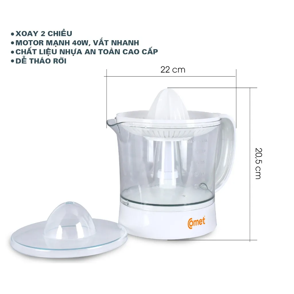 Ảnh Máy vắt cam 1000ml COMET - CM9929 4