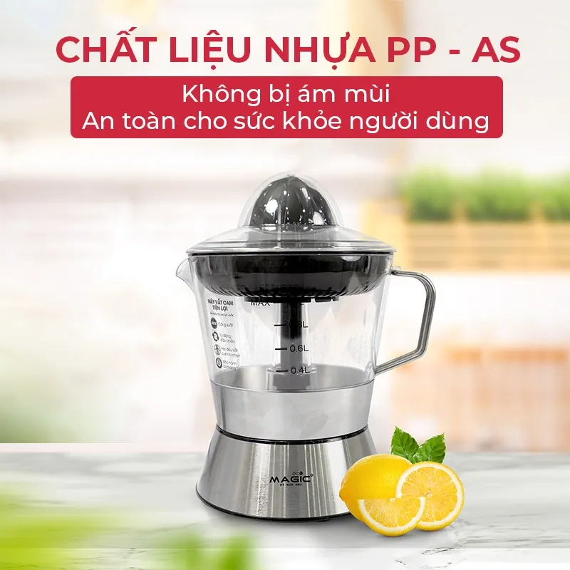 Ảnh Máy vắt cam Magic Eco AC-20, 1L, 2 đầu vắt, tự động đảo chiều. 4