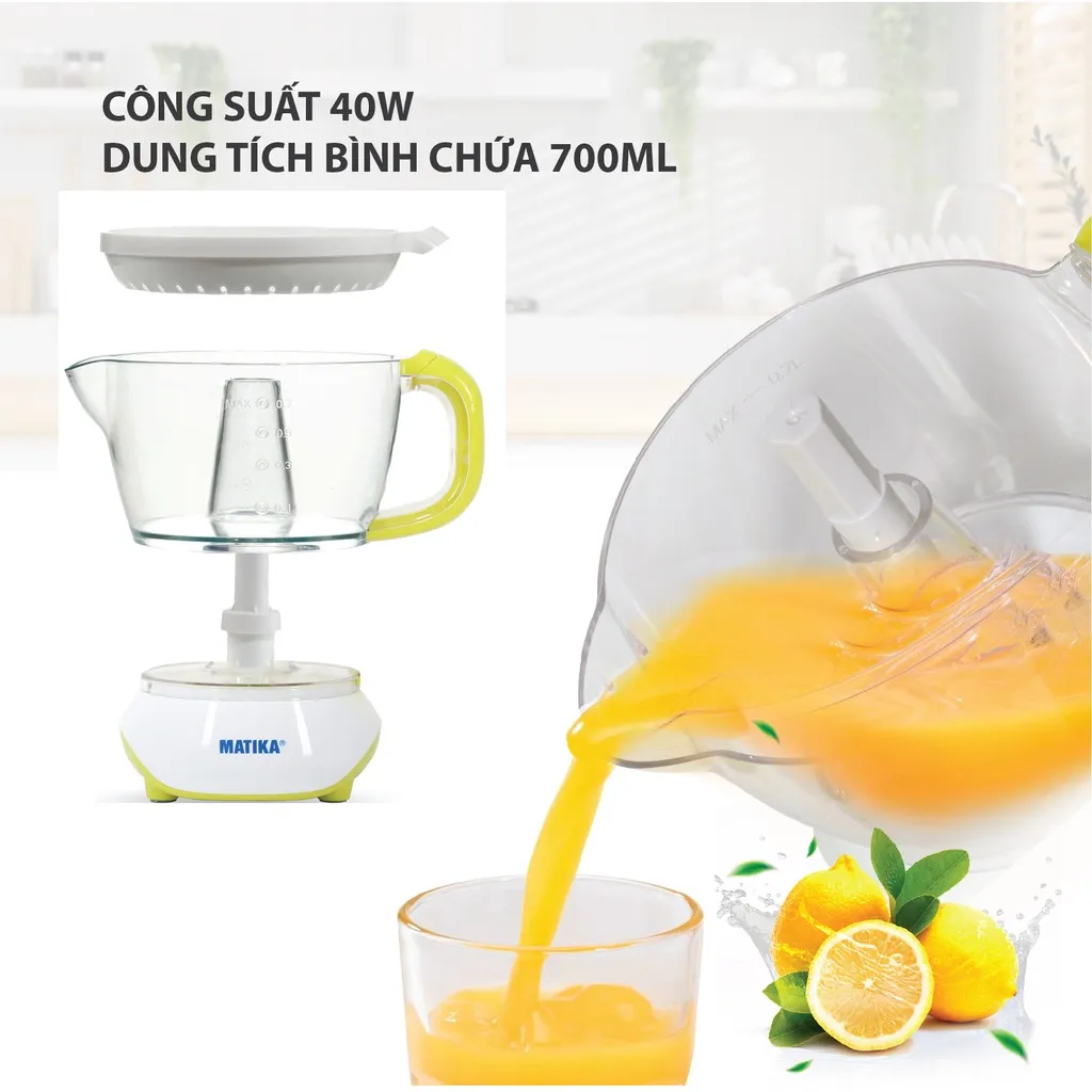 Ảnh Máy Vắt Cam MATIKA Dung Tích 700ml MTK3307 3