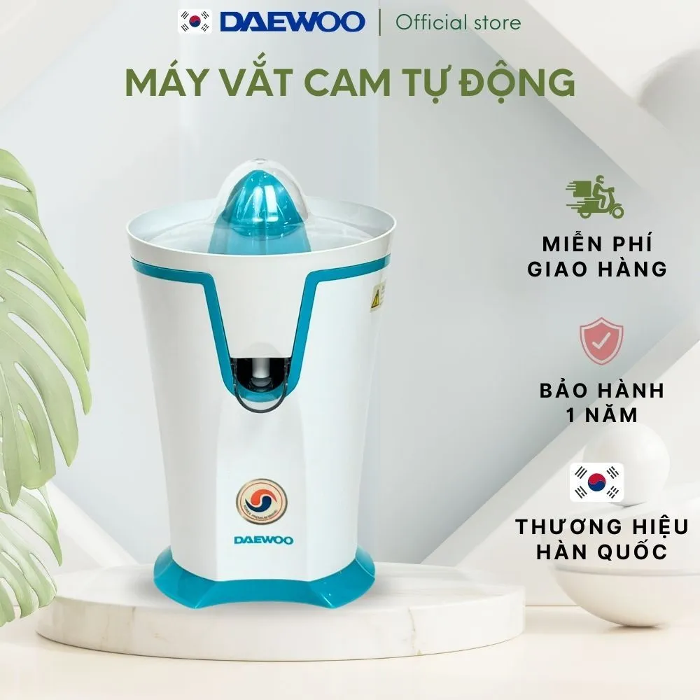 Ảnh Máy vắt cam tự động công nghệ vắt đảo chiều DAEWOO DEM-JK580 200ml, công suất 40W, tiết kiệm điện năng 1