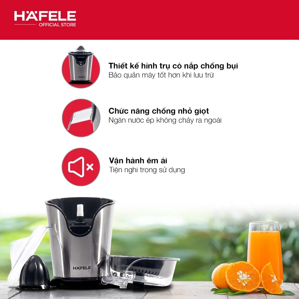 Ảnh Máy Vắt Nước Cam HAFELE GS-401 - 535.43.089 - 100W 3