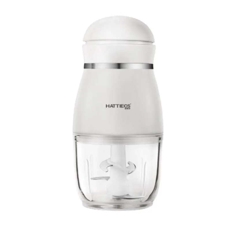Ảnh Máy Xay Đa Năng Hattiecs Cầm Tay 8 Lưỡi Dao Chế Biến Đồ Ăn Dặm Cho Bé, Cối Thủy Tinh Xay Nhuyễn - MXY091001 - Ú Òa 2