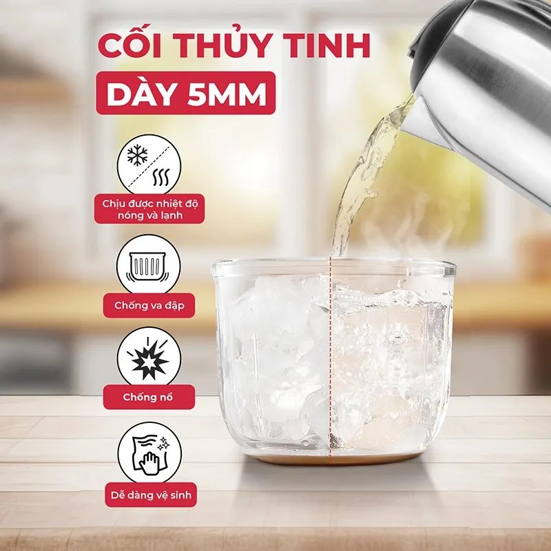 Ảnh Máy xay đa năng Magic Eco AC-13, 0.3L, 8 lưỡi dao, cối thủy tinh. 4