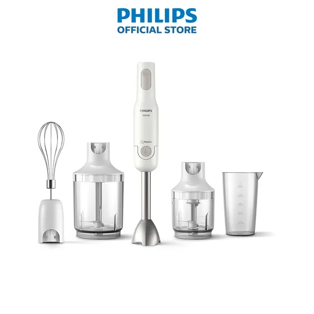 Ảnh Máy xay cầm tay Promix PHILIPS HR2537 /00 650W full phụ kiện - Hàng Chính Hãng 1