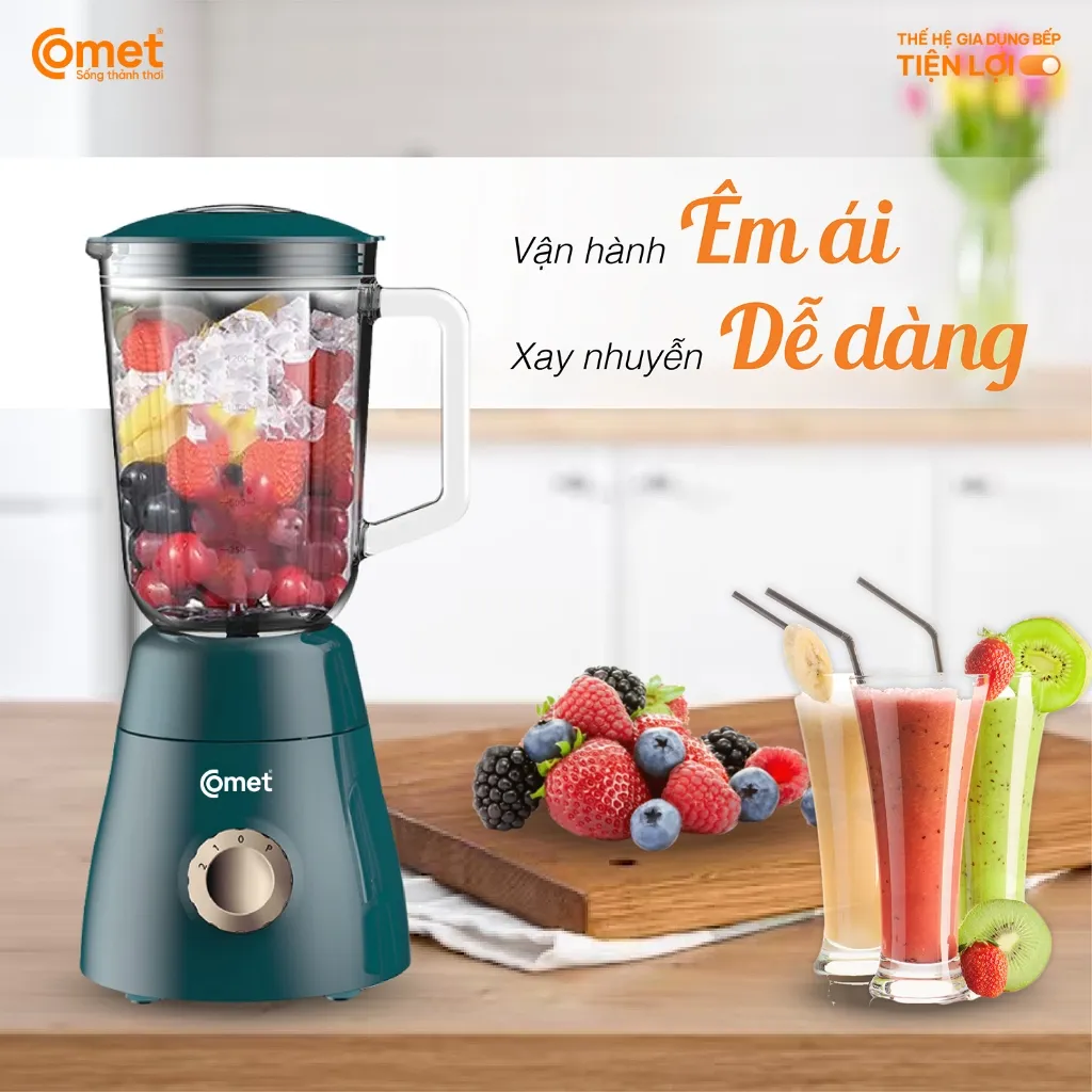 Ảnh Máy xay sinh tố 3 cối 450W COMET - CM9979 4