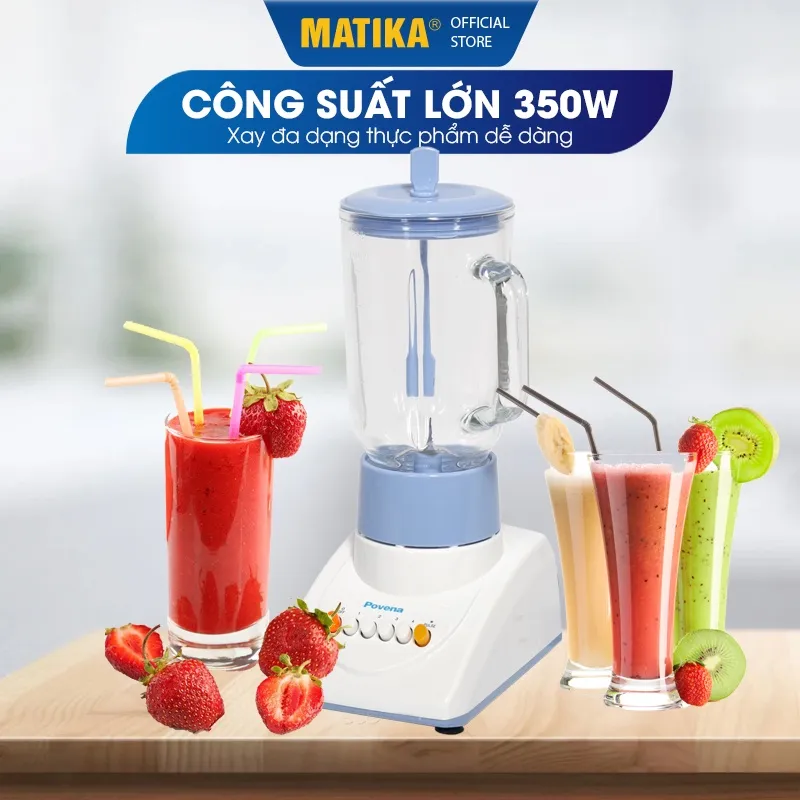 Ảnh Máy Xay Sinh Tố Đa Năng POVENA 2 Cối Xay PVN-311 2