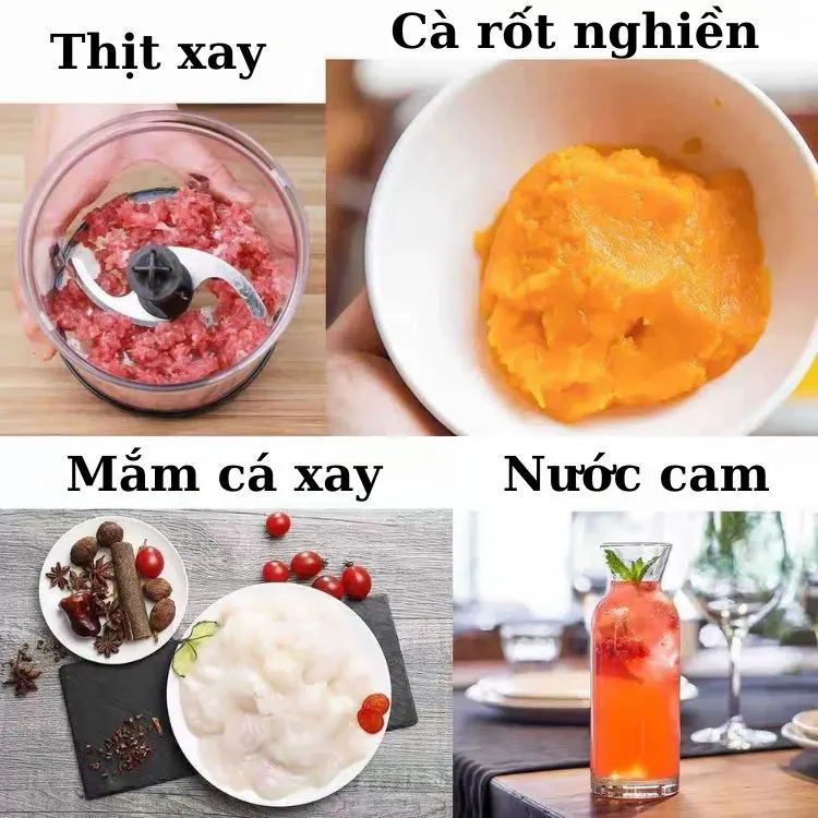 Ảnh Máy xay sinh tố cầm tay đa năng SOKANY SK-02011 đa năng 4in1, nhiều chức năng, xay cực khỏe 2