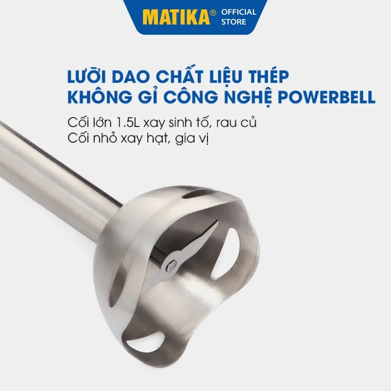 Ảnh Máy Xay Sinh Tố Cầm Tay MATIKA Đa Năng MTK-3131 3