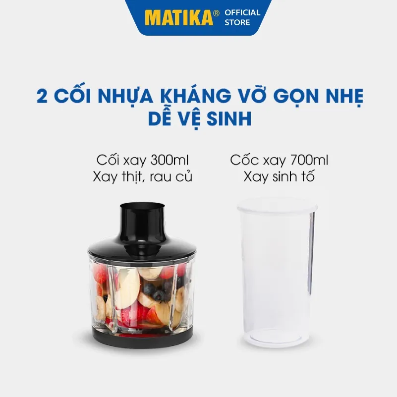Ảnh Máy Xay Sinh Tố Cầm Tay MATIKA Đa Năng MTK-3131 4