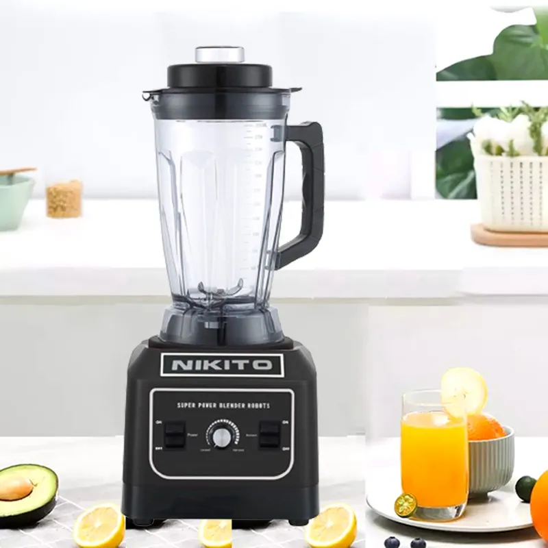 Ảnh Máy Xay Sinh Tố Công Nghiệp NIKITO 5000W xay đá Xay, thịt cá, rau củ quả, sinh tố, ngũ cốc, đồ khô, BH 24Tháng 2