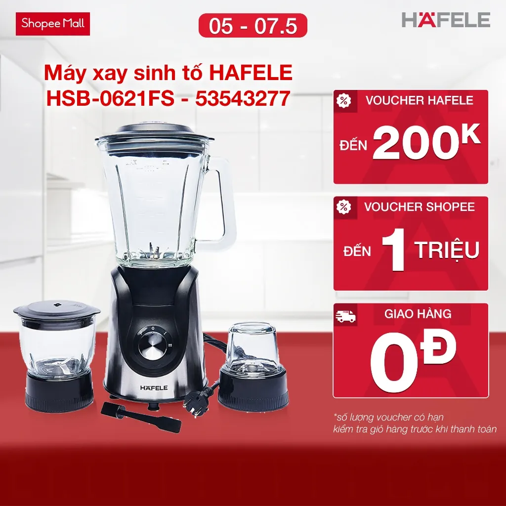 Ảnh Máy xay sinh tố HAFELE HSB-0621FS - 535.43.277 1