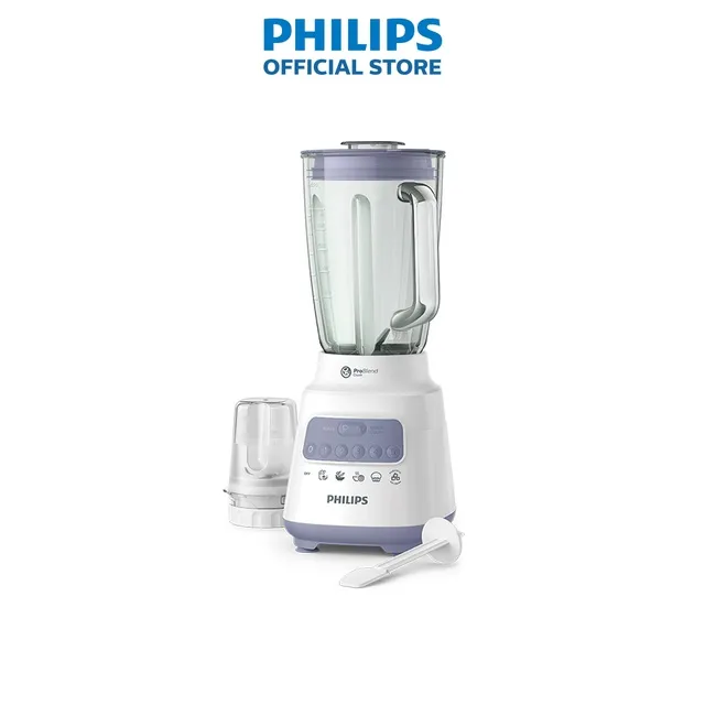 Ảnh Máy xay sinh tố PHILIPS HR2222 cối thủy tinh - Hàng Chính Hãng 1