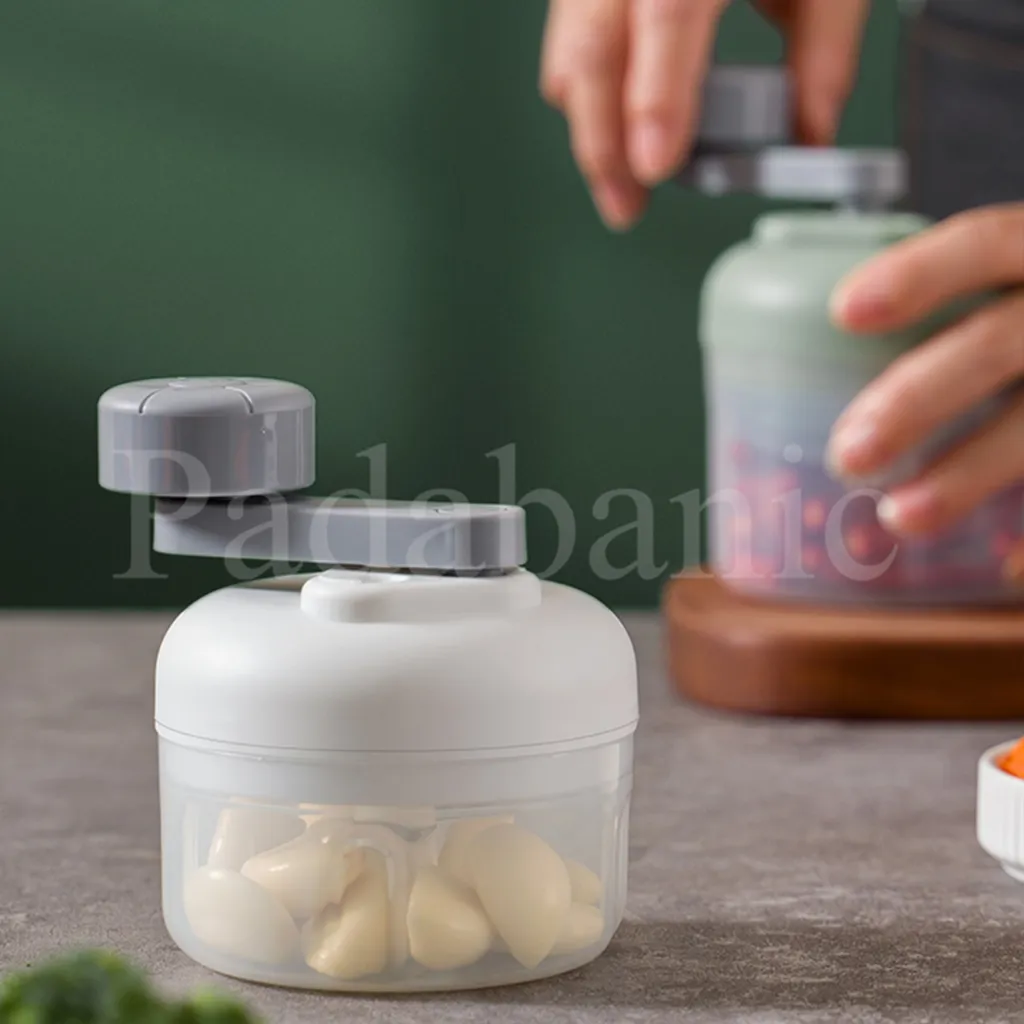 Ảnh Máy Xay Tỏi Ớt Mini Padabanic 006-005  Bằng Tay-Máy Xay Thịt Dung Tích 250ml 4