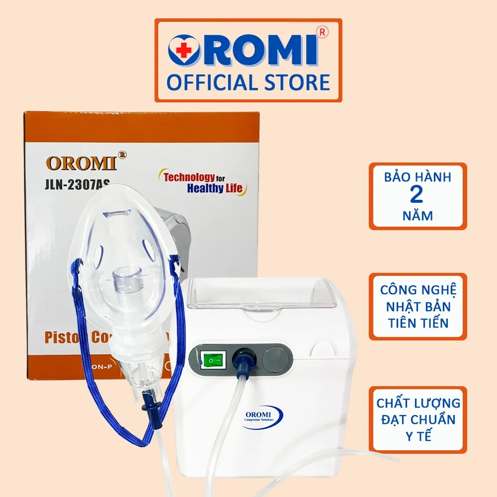 Ảnh Máy xông khí dung OROMI JLN-2307AS - Xông mũi họng - Hàng chính hãng bảo hành 5 năm 1