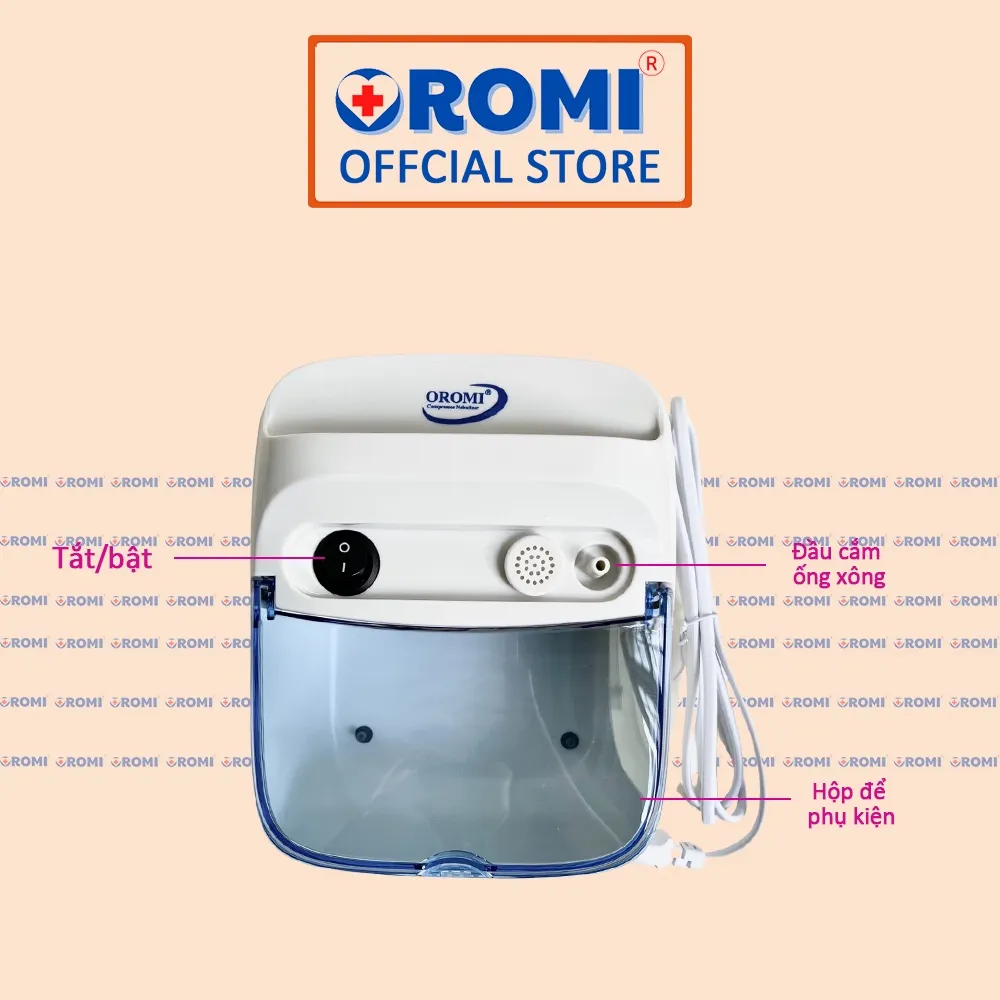 Ảnh Máy xông khí dung OROMI TL-100-BG - Bộ khí dung dành cho trẻ em và gia đình 2