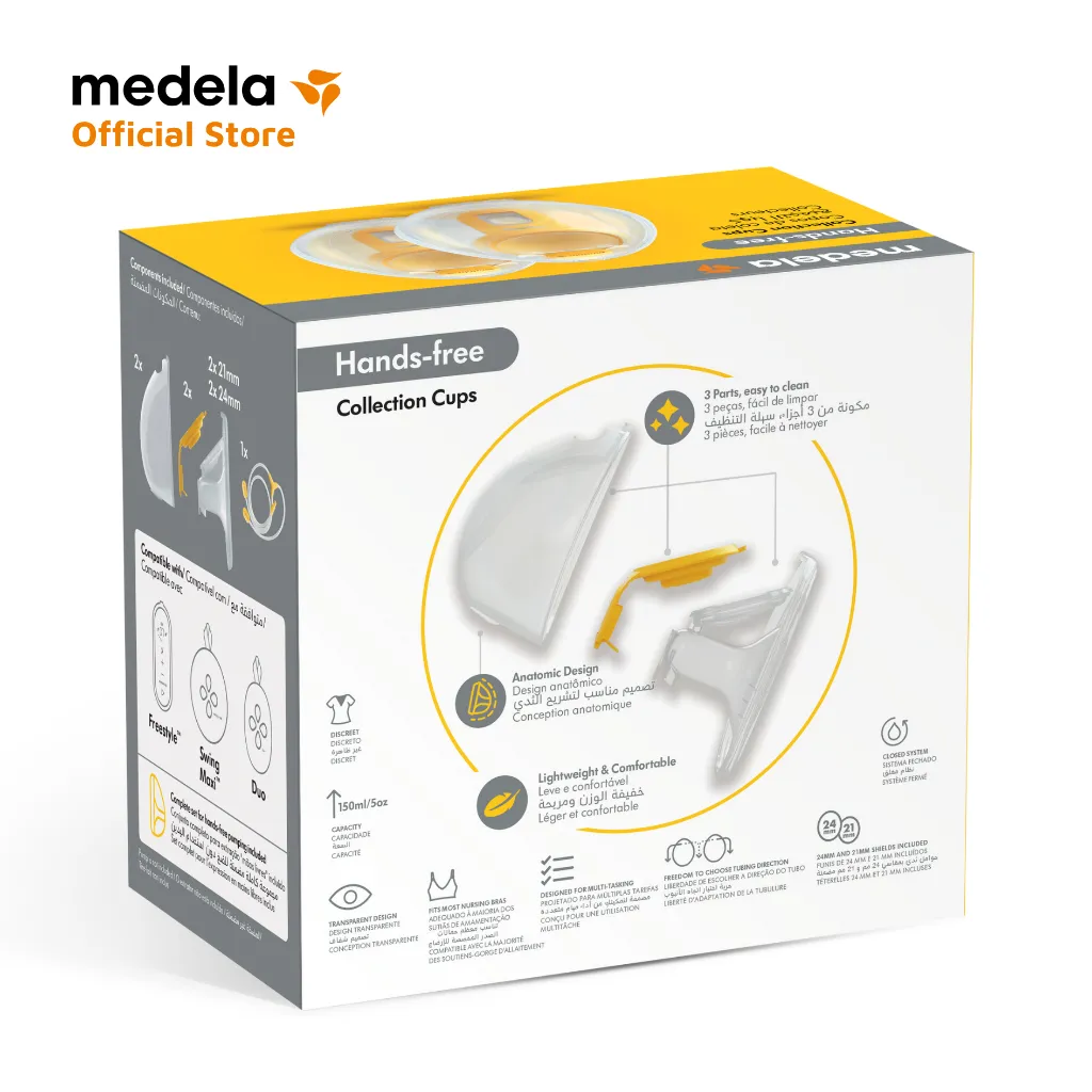 Ảnh Medela Cúp hút sữa rảnh tay Hands-free (2 chiếc - không bao gồm động cơ) | Phụ kiện máy hút sữa 4