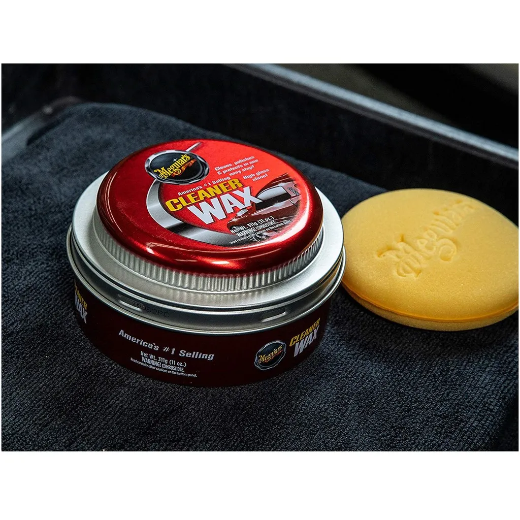 Ảnh Meguiar's Sáp wax bóng bề mặt sơn ô tô - Paste Wax Cleaner - A1214, 331g 4