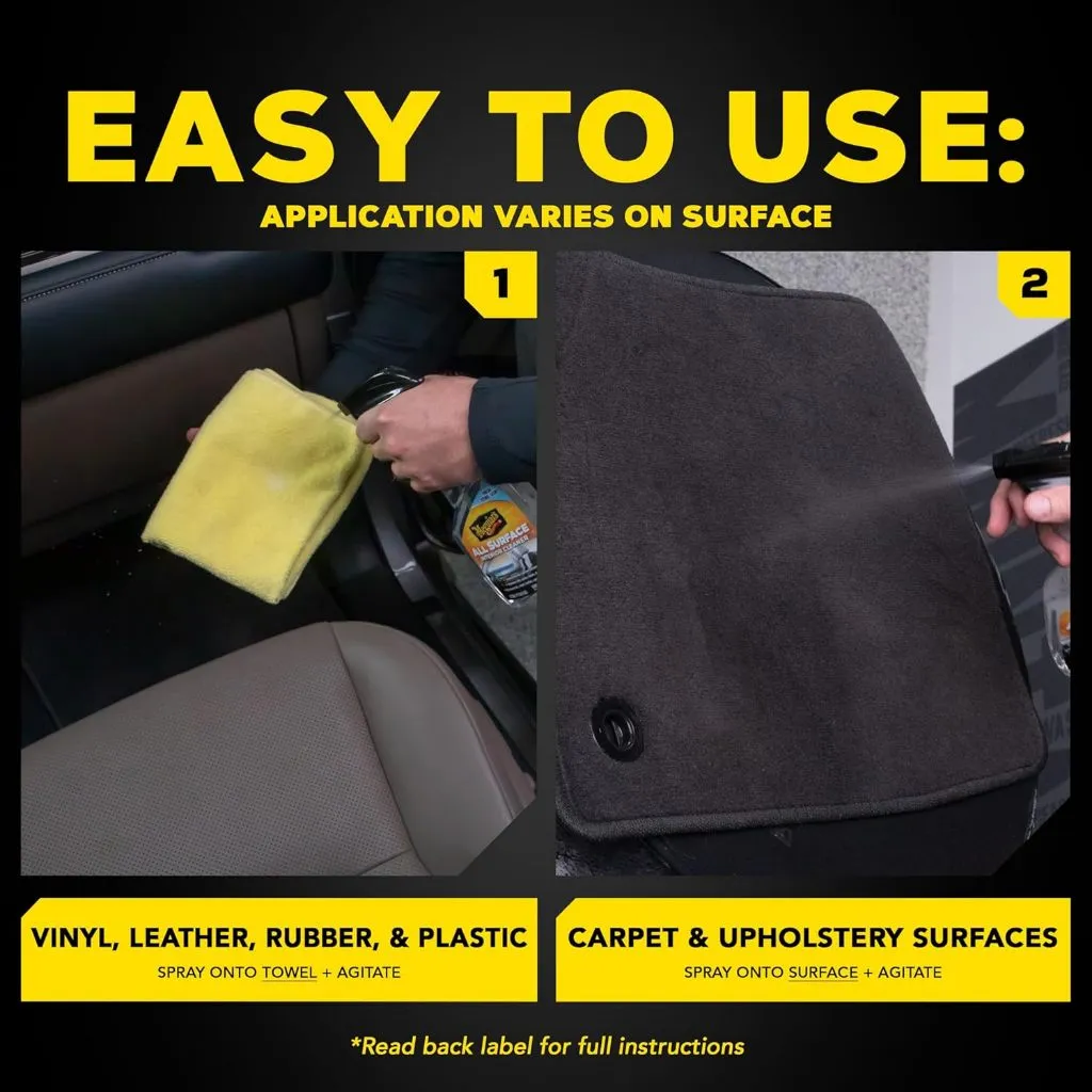 Ảnh MEGUIAR'S Vệ sinh đa năng, làm sạch mọi bề mặt nội thất ô tô - All Surface Interior Cleaner, G240616 3
