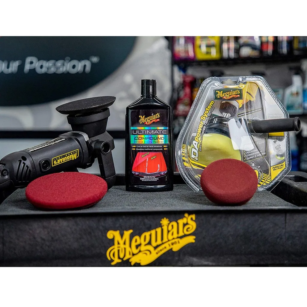Ảnh Meguiar's Xi đánh bóng bề mặt sơn xe ô tô (Xi bước 1) - Ultimate Compound 4