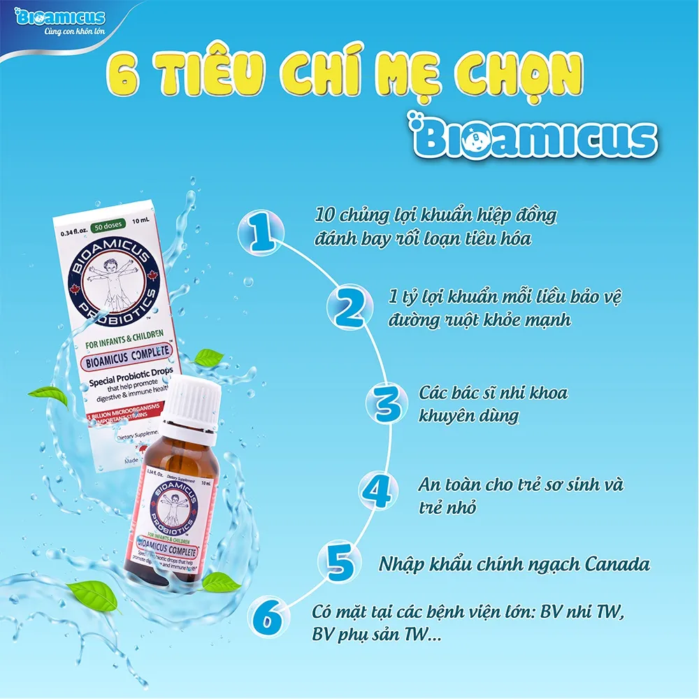 Ảnh Men vi sinh 10 chủng Bioamicus Complete 3