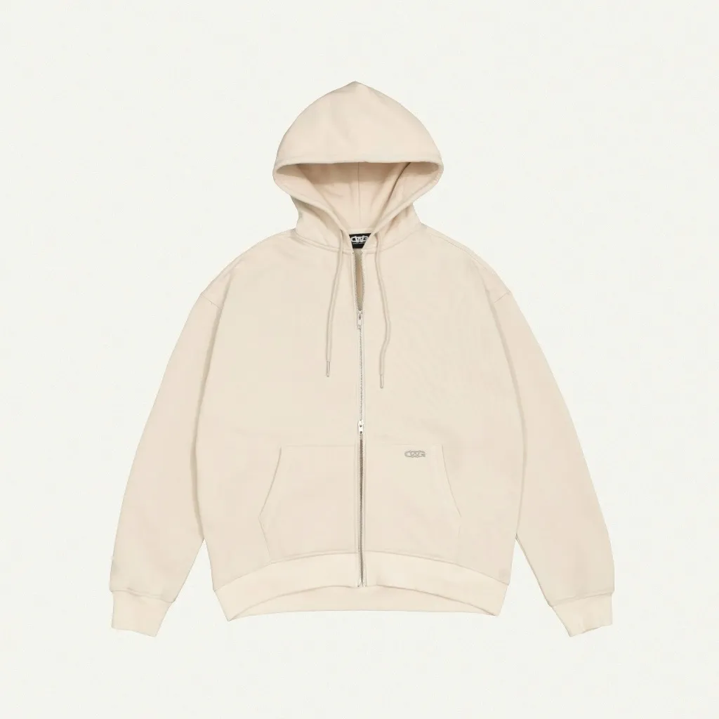 Ảnh METAL FULLZIP HOODIE / Hoodie Dây Kéo Vải Nỉ Bông / GAMBLE WORLDWIDE 1